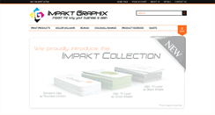 Desktop Screenshot of impaktgraphix.com